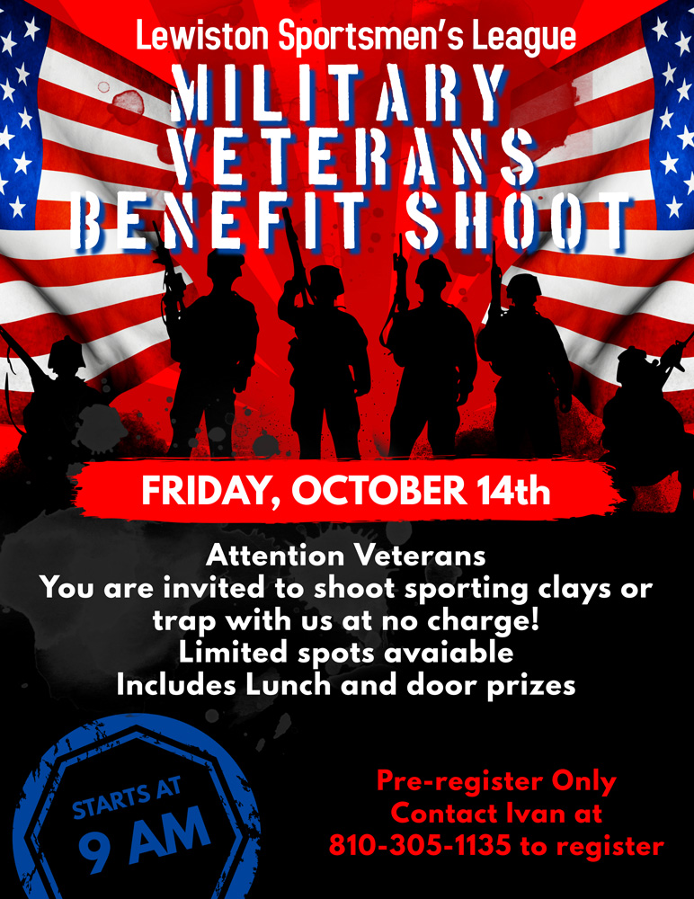 Military Veterans Benefit Shoot Lewiston Sportsmens League